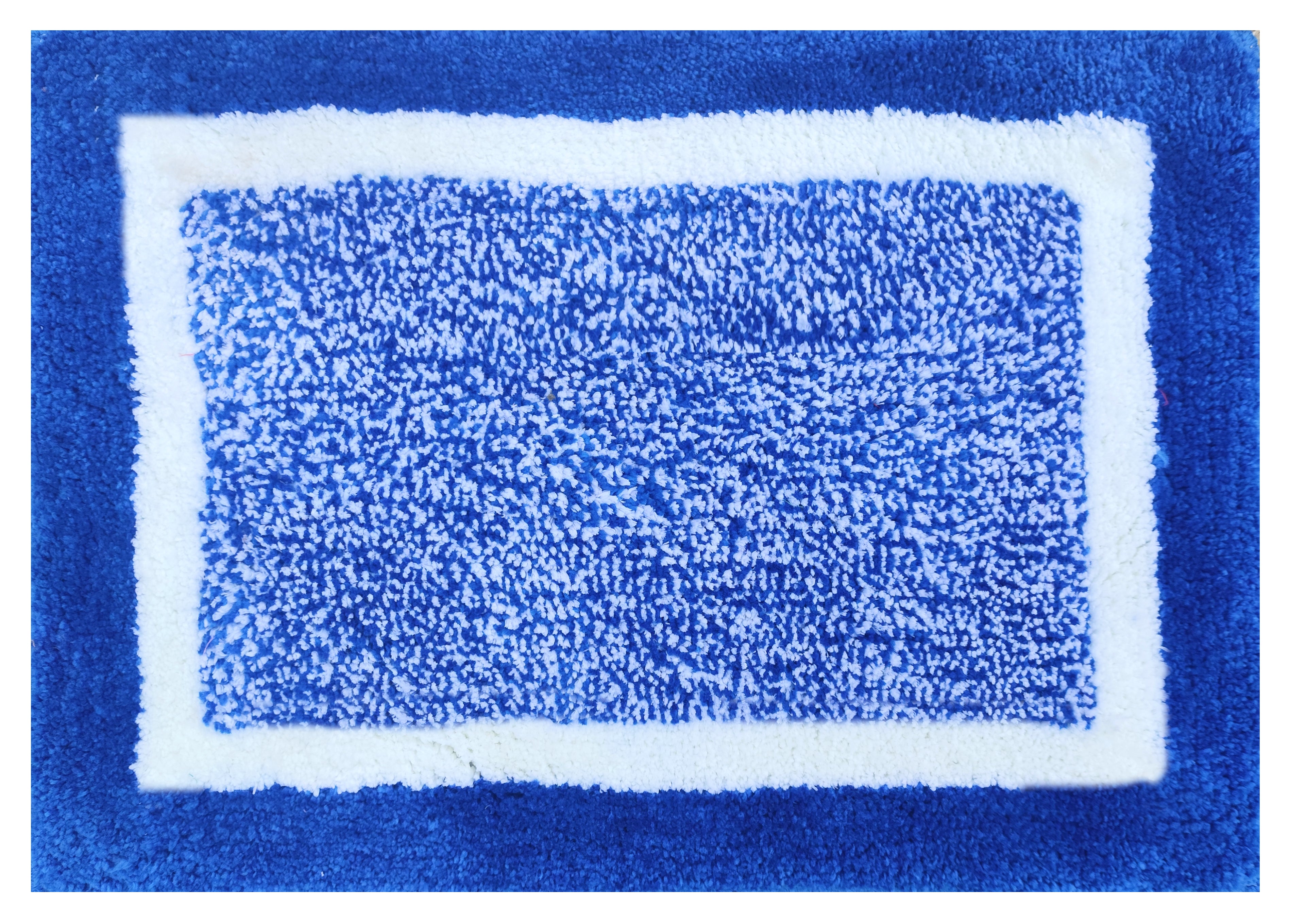 Two microfiber heavy bathmats in a 2-piece set from IR Home Furnishing, featuring plush, absorbent carpets for bathroom use.