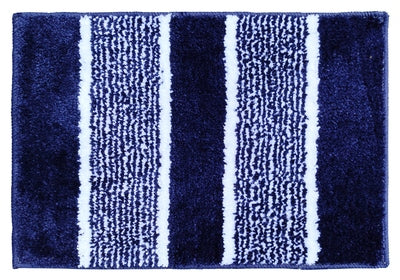 Set of two microfiber soft bathmats from IR Home Furnishing, plush and absorbent doormats for bathroom or entryway use.