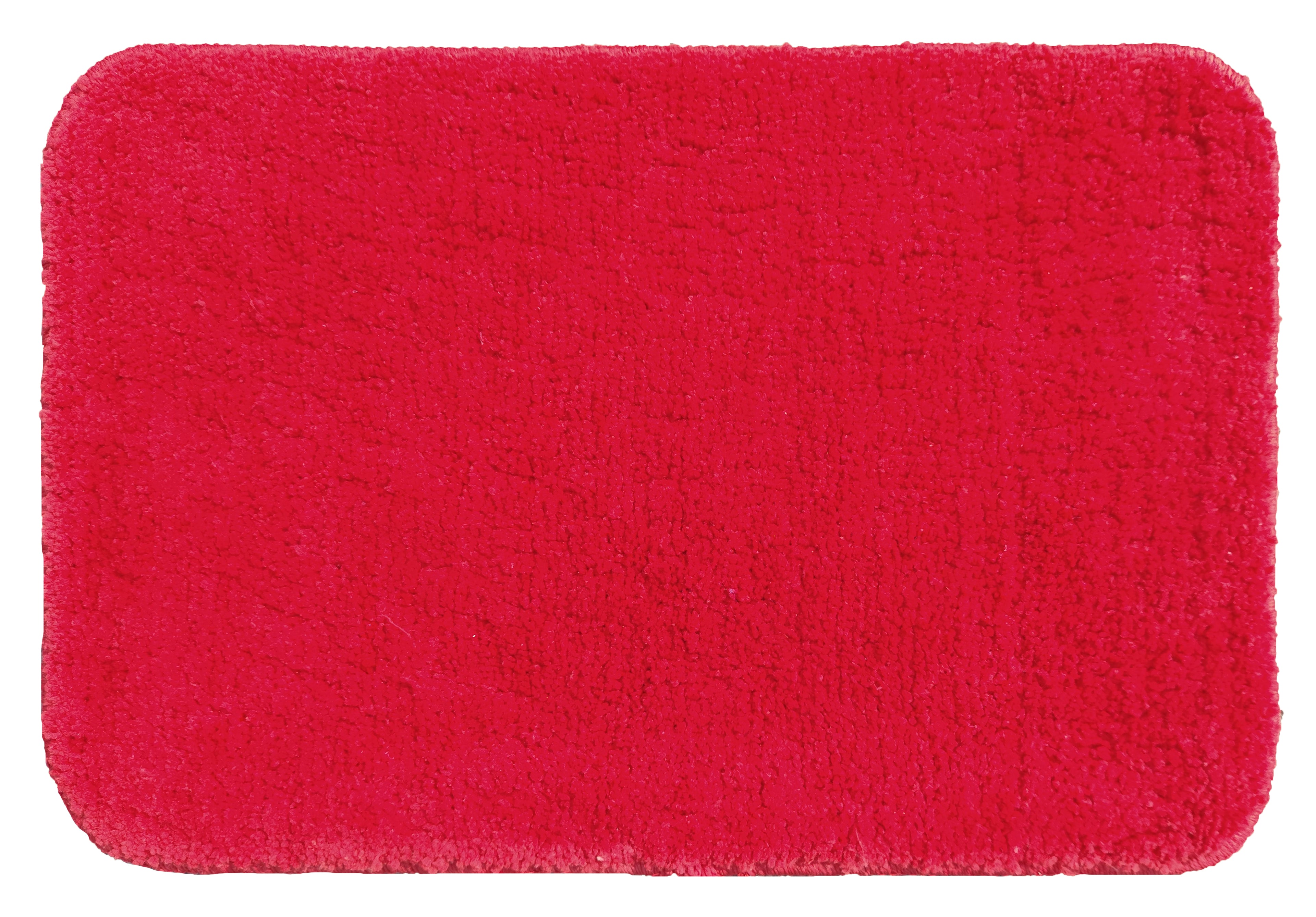 Set of two microfiber solid bathmats from IR Home Furnishing, soft and absorbent bathroom rugs in neutral colors.