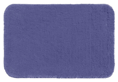 Two microfiber solid bathmats from IR Home Furnishing’s 2-piece set, soft and absorbent bathroom rugs in neutral tones.