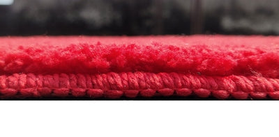 Microfiber solid bathmat from IR Home Furnishing featuring a vintage rug design in soft, absorbent fabric, ideal for bathroom decor.