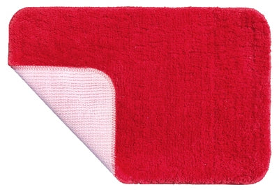 Soft microfiber solid bathmat by IR Home Furnishing featuring a vintage rug-inspired design, ideal for bathroom comfort.